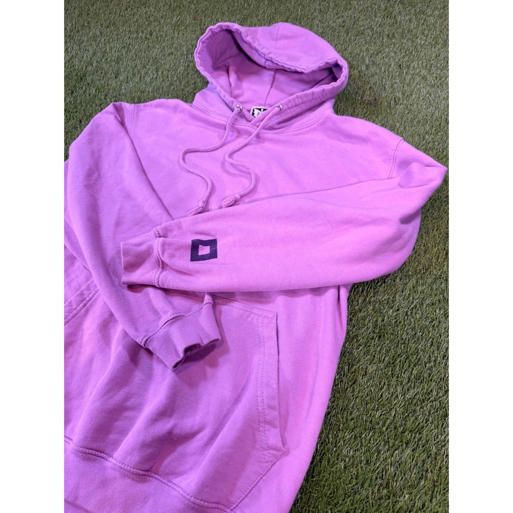 Picnic Surf Shapes Pink Graphic Pullover Hoodie Mens Small